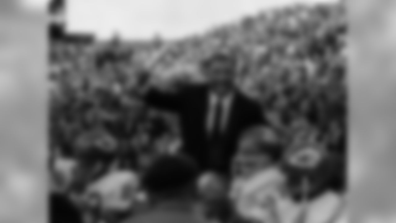 Kansas City Chiefs coach Hank Stram is carried on the shoulders of his team after the Chiefs defeated Oakland Raiders 17-7 at Oakland to win the American Football League title Jan. 4, 1970.