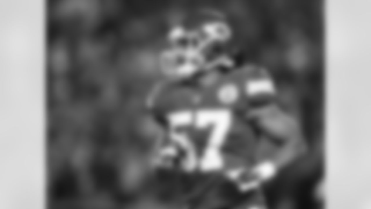 Kansas City Chiefs linebacker D.J. Alexander (57)