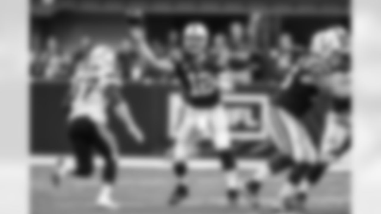 Andrew Luck has quarterbacked the Colts to 14 straight wins in the AFC South. Yes, Luck did have some "embarrassing" turnovers in Week Three, but the franchise quarterback bounced back from that with 13 straight completions. In Luck's last three games against Jacksonville, he has six touchdowns and zero interceptions.