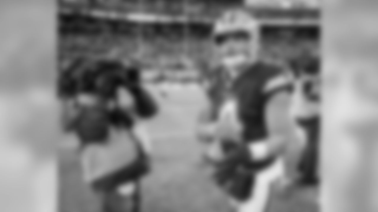 Dallas Cowboys quarterback Dak Prescott (4) walks off the field after beating the New York Giants 30-10 in an NFL football game, Sunday, Dec. 10, 2017, in East Rutherford, N.J. (AP Photo/Bill Kostroun)