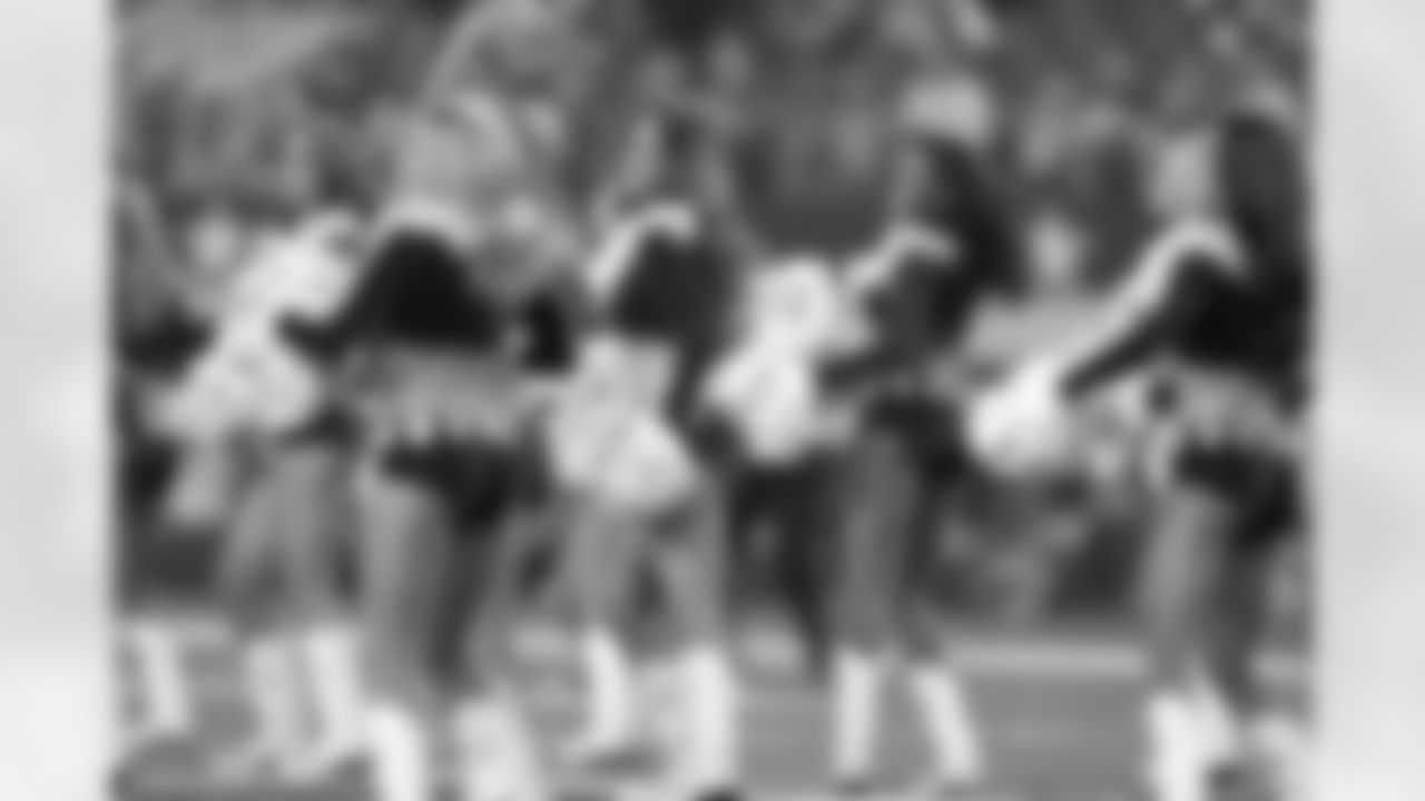 21 December 2014: Cheerleaders Christmas halftime show
of the Dallas Cowboys during the Cowboys 42-7 win over the Indianapolis Colts at AT&T Stadium in Arlington, Texas. Photo by James D. Smith/Dallas Cowboys