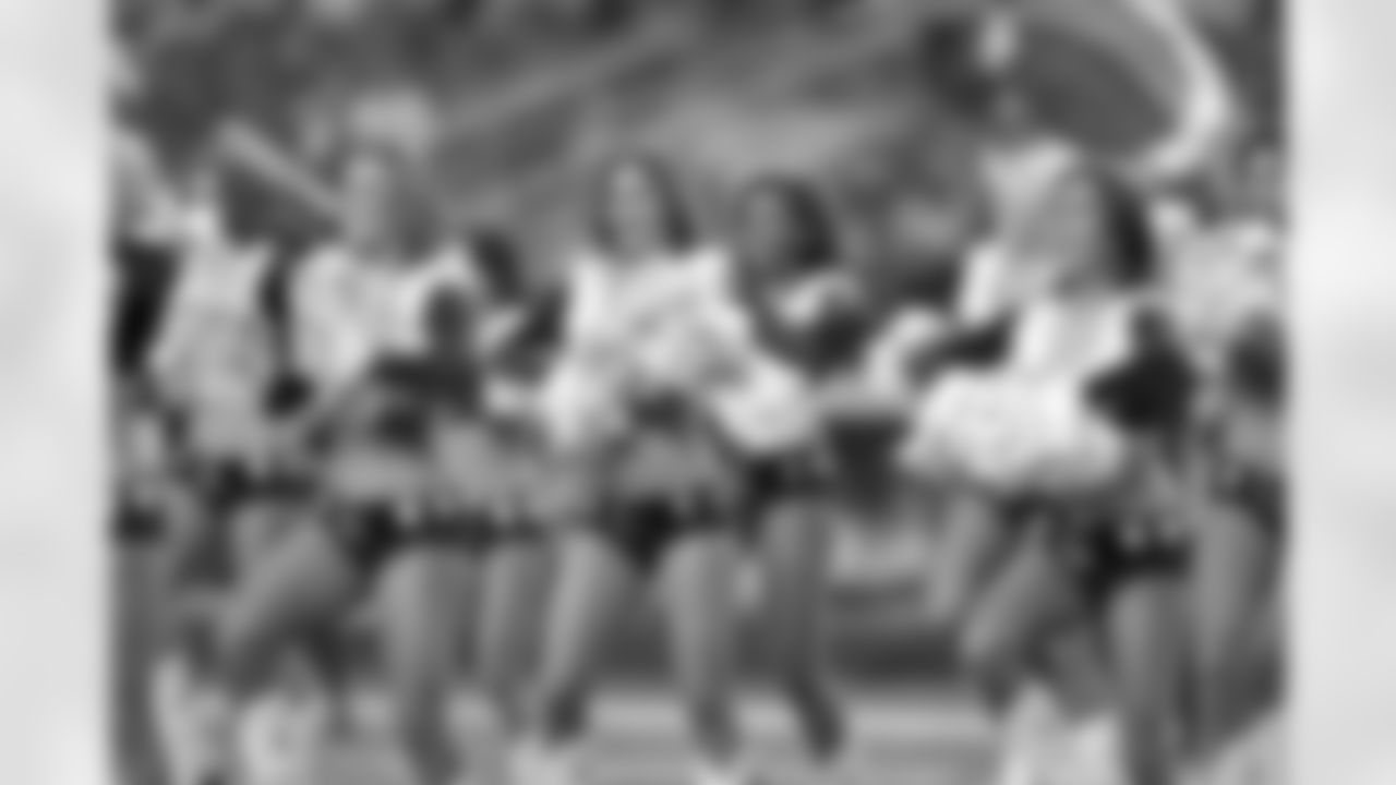 21 December 2014: Cheerleaders Christmas halftime show
of the Dallas Cowboys during the Cowboys 42-7 win over the Indianapolis Colts at AT&T Stadium in Arlington, Texas. Photo by James D. Smith/Dallas Cowboys