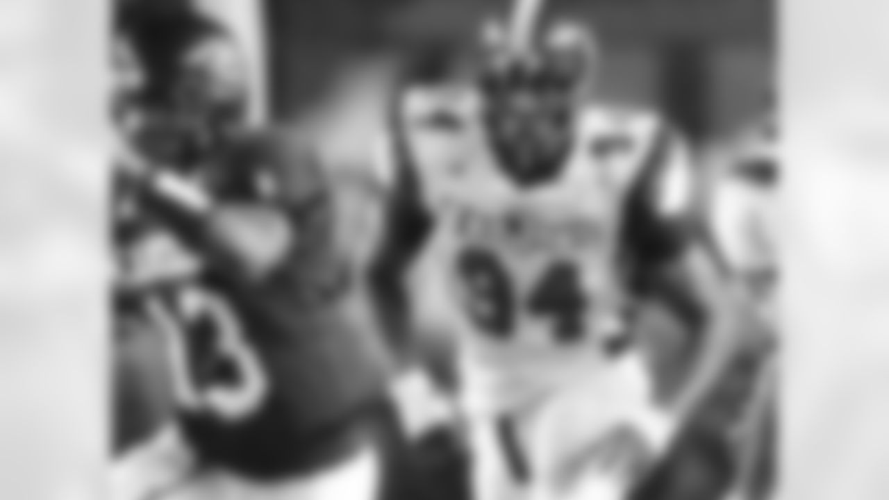 LB DeMarcus Ware during a game at Troy. Ware was drafted by Dallas in the first round (11th overall) in 2005.