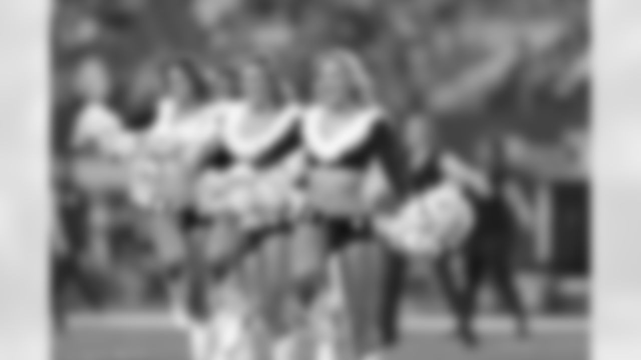 21 December 2014: Cheerleaders Christmas halftime show
of the Dallas Cowboys during the Cowboys 42-7 win over the Indianapolis Colts at AT&T Stadium in Arlington, Texas. Photo by James D. Smith/Dallas Cowboys