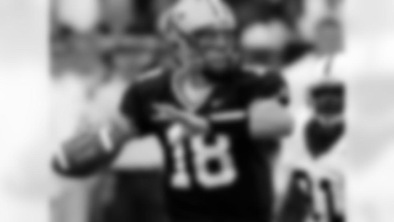 QB Kyle Orton during his days at Purdue. Orton was drafted in the 4th round (106th overall) by Denver in 2005. After a brief stint in Kansas City, Orton joined the Cowboys as a free agent in 2012.