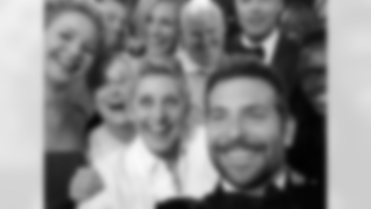 It's selfie time at the Oscars with #ProudBryan and his crew!