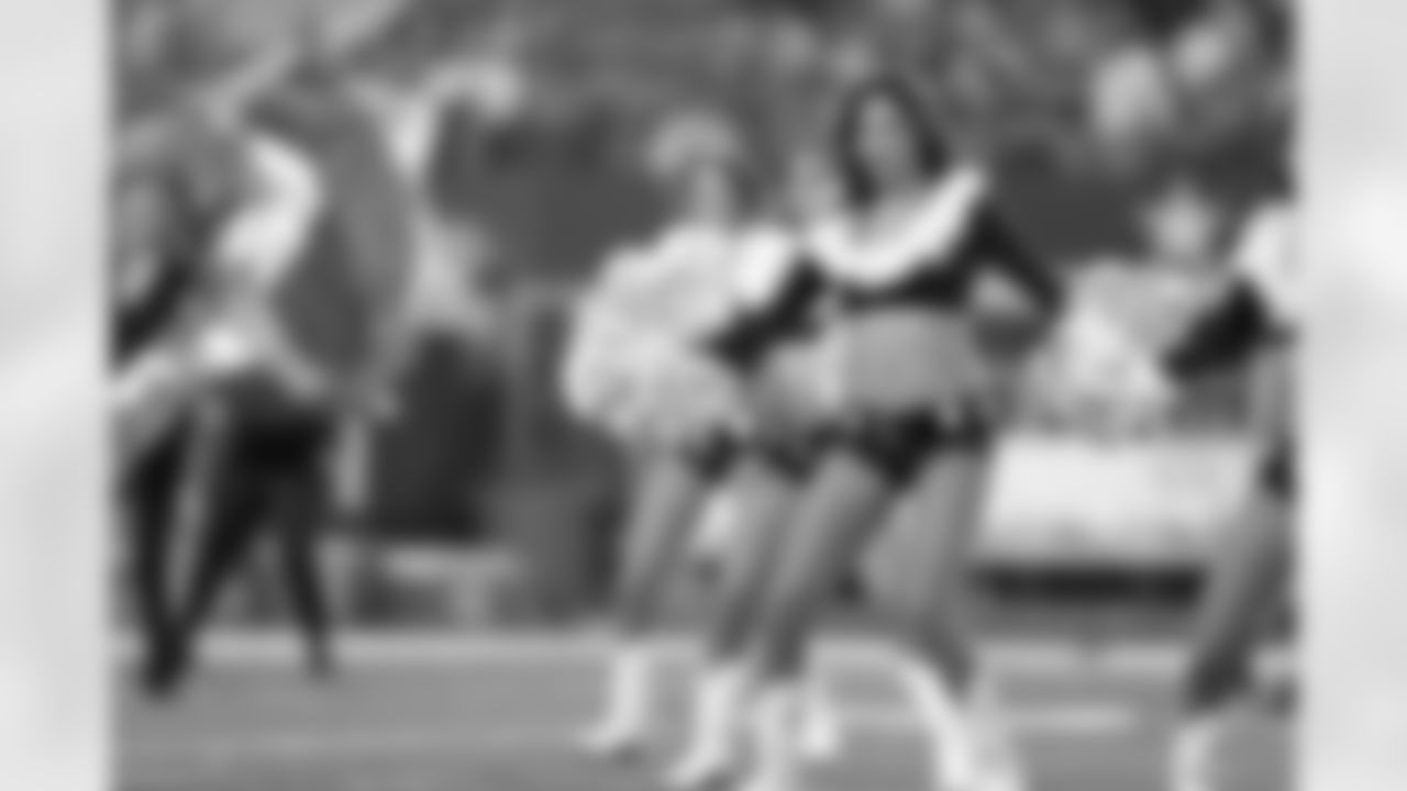 21 December 2014: Cheerleaders Christmas halftime show
of the Dallas Cowboys during the Cowboys 42-7 win over the Indianapolis Colts at AT&T Stadium in Arlington, Texas. Photo by James D. Smith/Dallas Cowboys