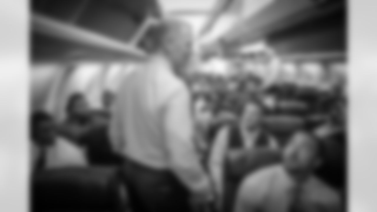 28 July 2016: Coach Jason Garrett
of the Dallas Cowboys leaving DFW Airport to fly to Oxnard, California for training camp. Photo by James D. Smith/Dallas Cowboys