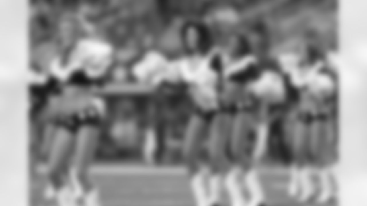 21 December 2014: Cheerleaders Christmas halftime show
of the Dallas Cowboys during the Cowboys 42-7 win over the Indianapolis Colts at AT&T Stadium in Arlington, Texas. Photo by James D. Smith/Dallas Cowboys