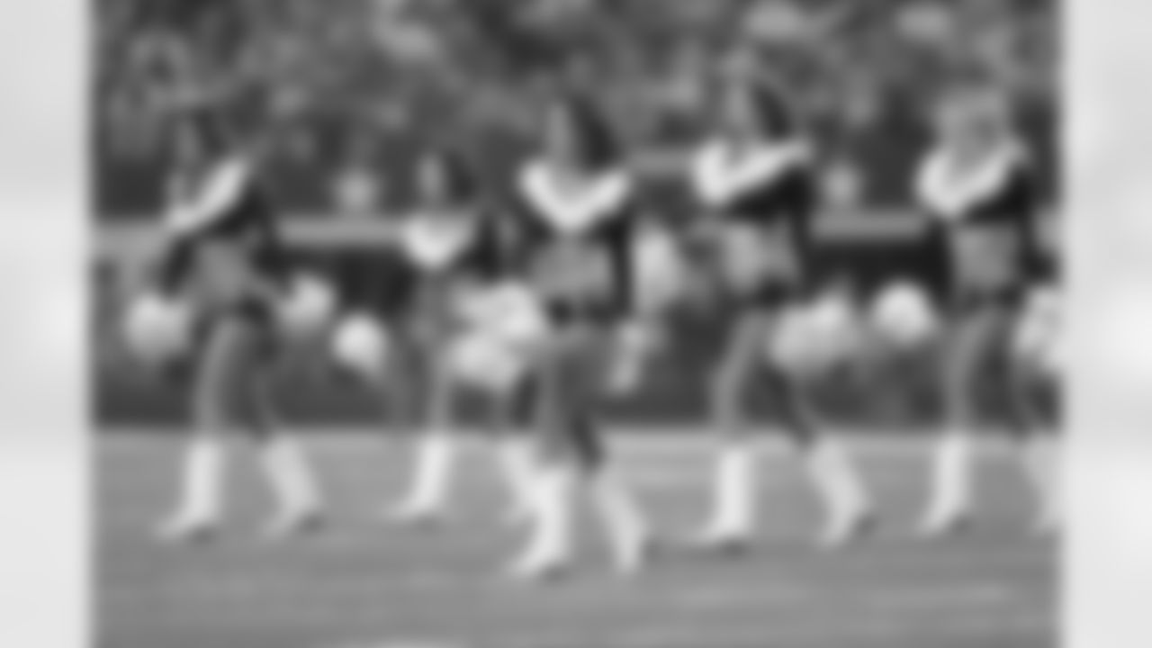 21 December 2014: Cheerleaders Christmas halftime show
of the Dallas Cowboys during the Cowboys 42-7 win over the Indianapolis Colts at AT&T Stadium in Arlington, Texas. Photo by James D. Smith/Dallas Cowboys
