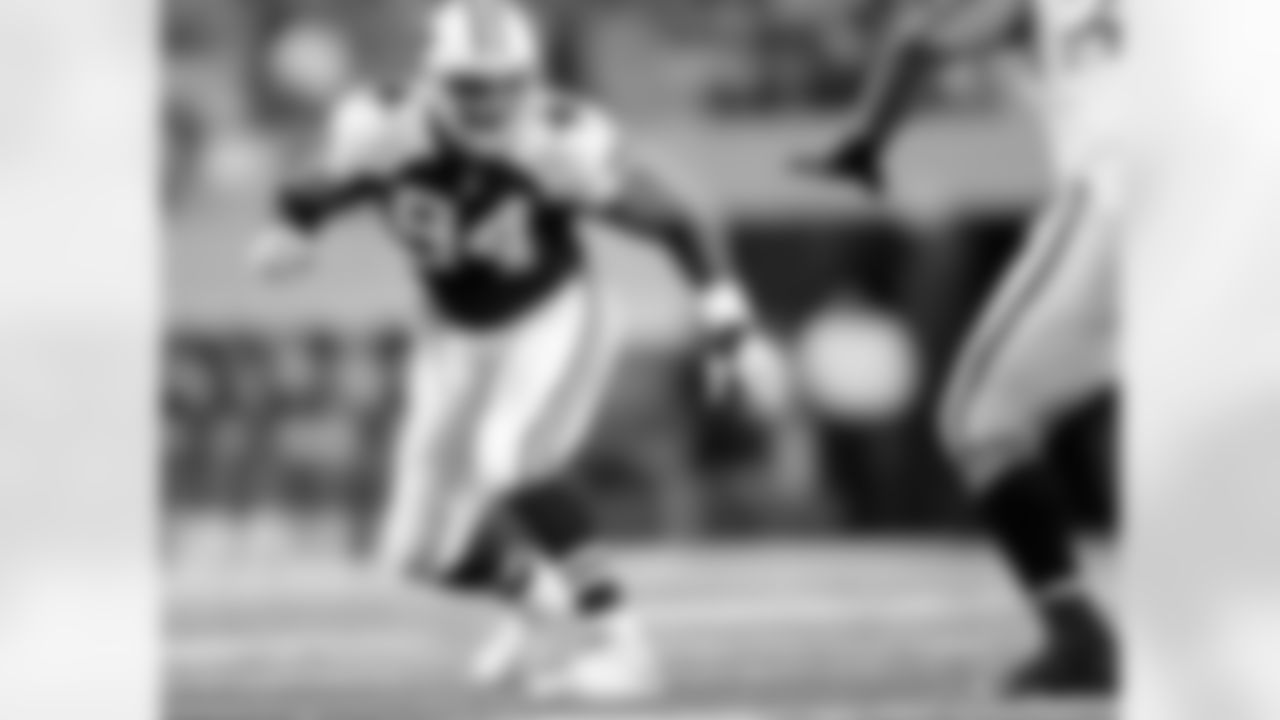 2009 - Ware recorded a career-best seven quarterback pressures along with six tackles and a sack, on which he forced a fumble to end the half against Oakland.