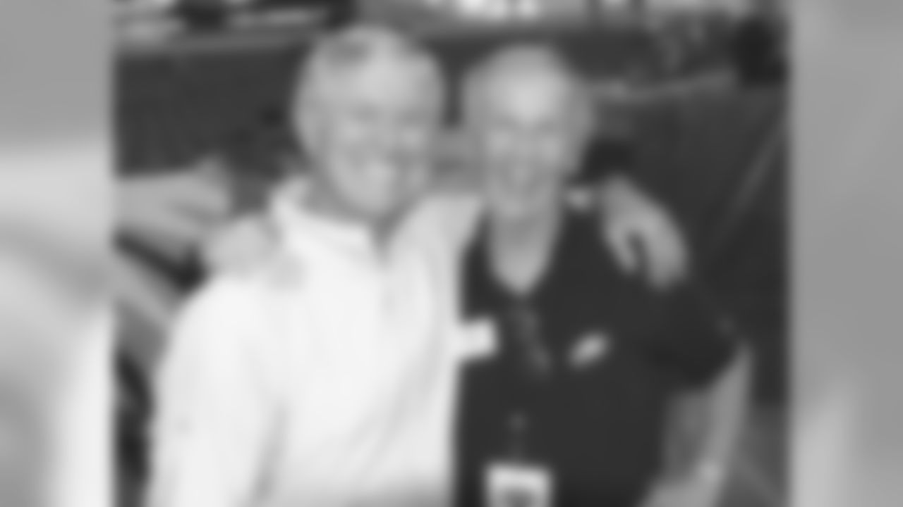 Two Eagles Hall of Famers: former head coach Dick Vermeil and Leo Carlin