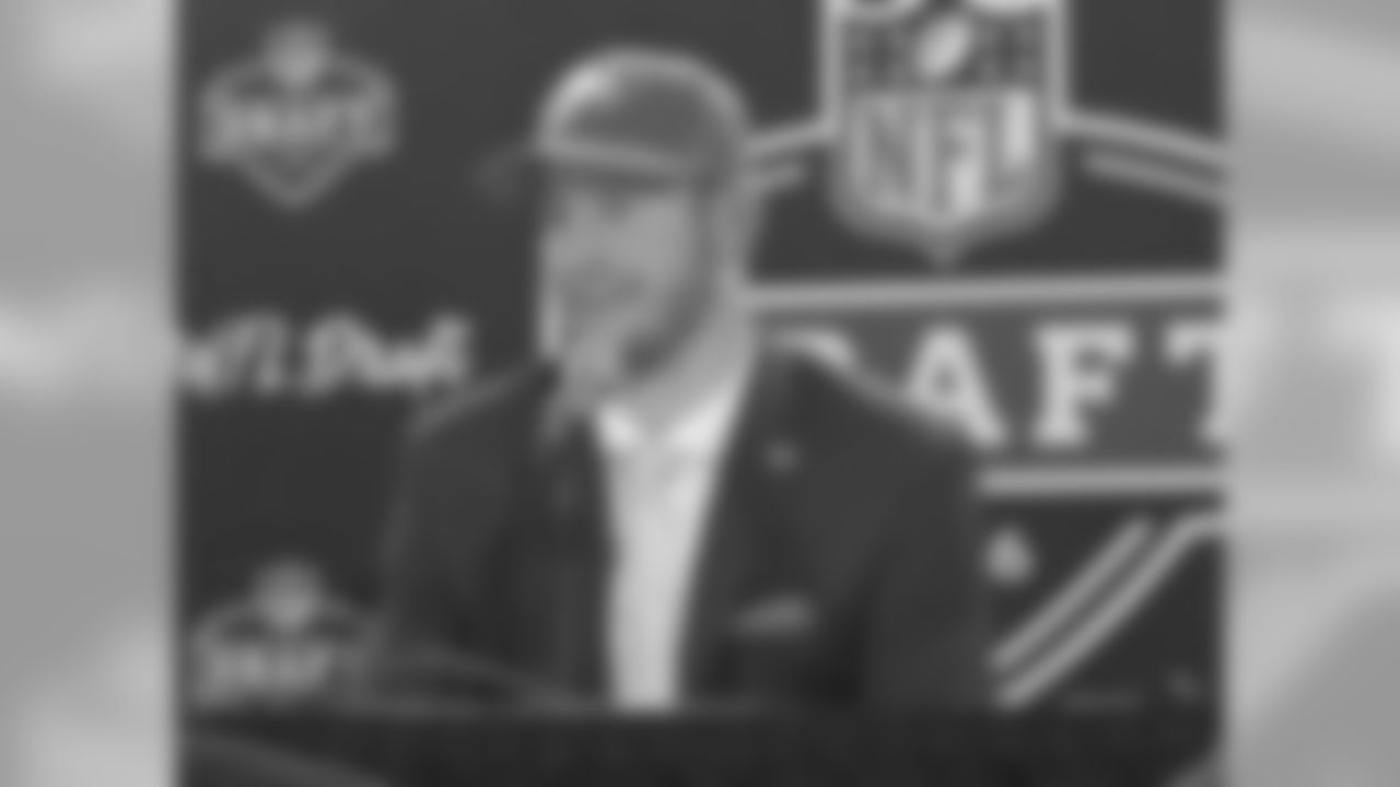 Wentz spoke to the media after he was selected