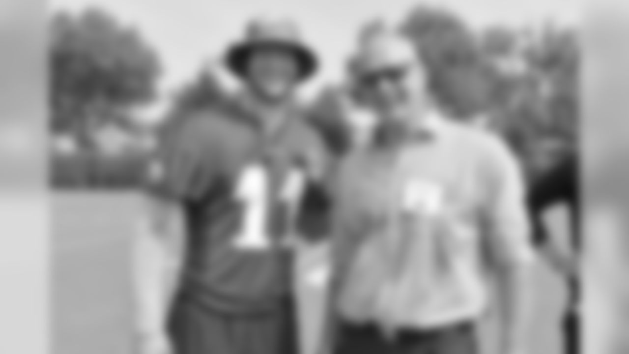 QB Carson Wentz and Mike Schad