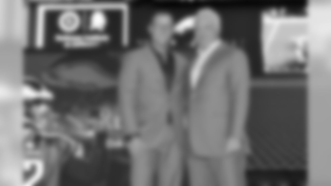 David Akers and Chairman and CEO Jeffrey Lurie