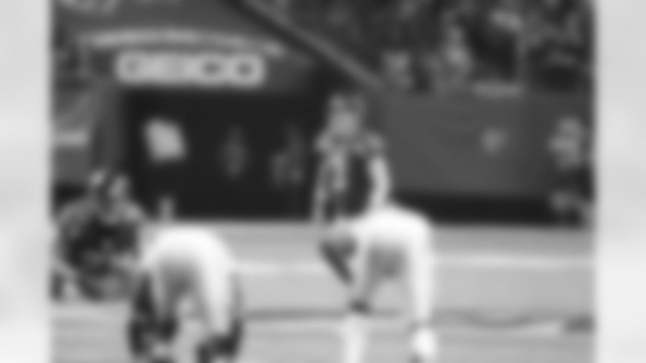 January 13, 2013: ... Making good on his previous three field goals on the day, Matt Bryant eyes up what's next: a 49-yard field goal with 13 seconds left that would give the Falcons a two-point lead over the Seahawks in the NFC divisional round...
