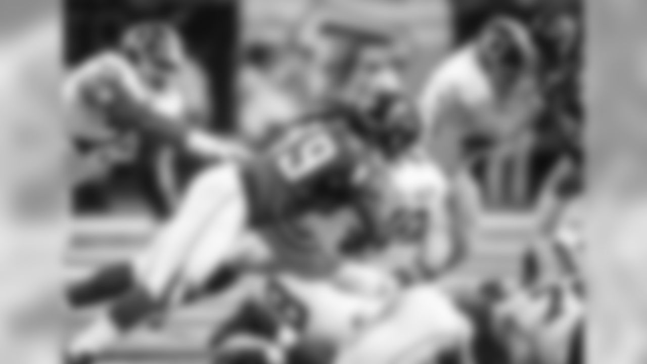 DE Adrian Clayborn gets in for the QB hit