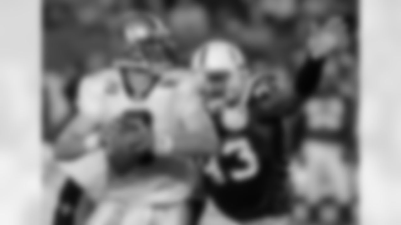 Dwight Freeney vs. Drew Brees.