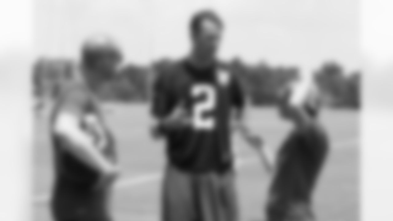 QB Matt Ryan speaks to Kelsey Conway
