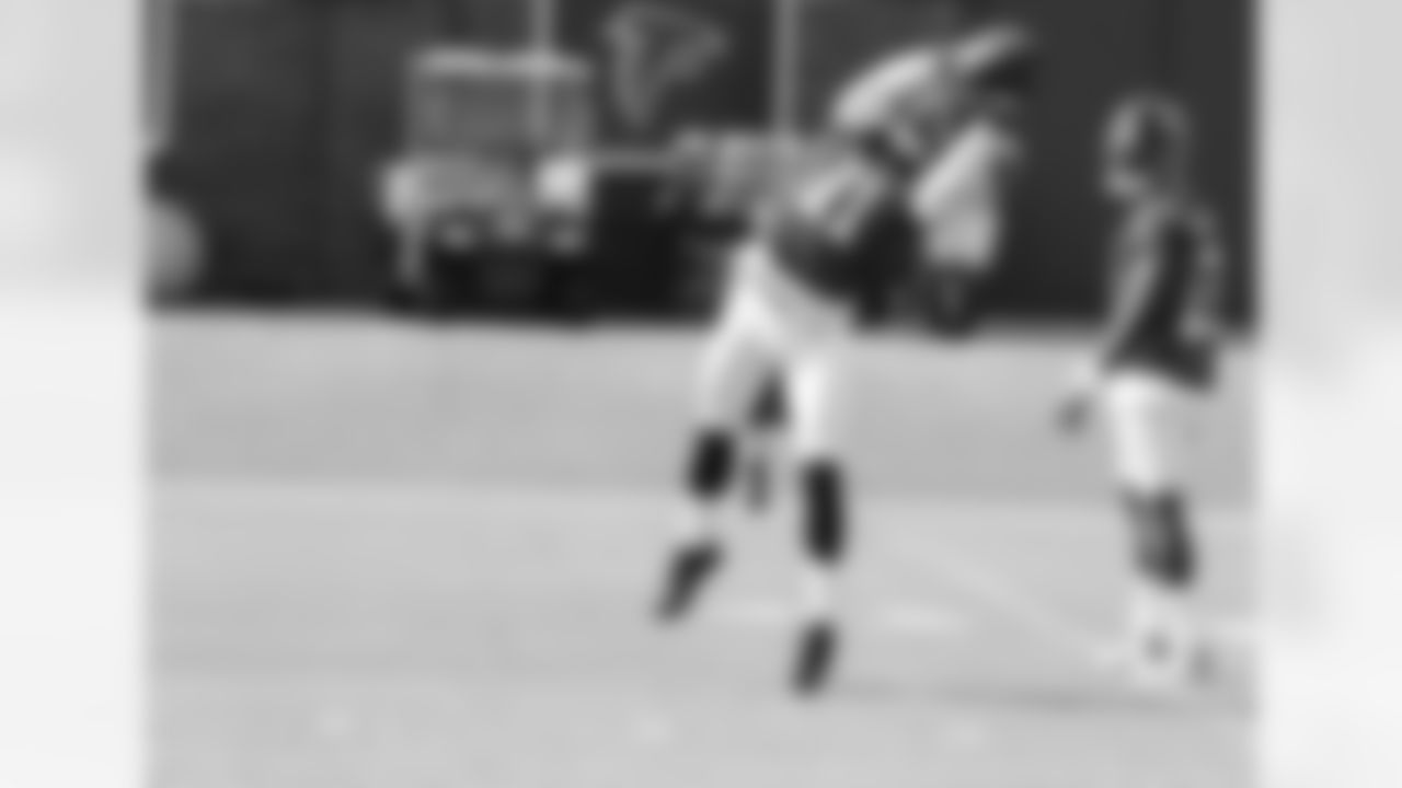 WR Julio Jones getting some extra reps in before the start of practice
