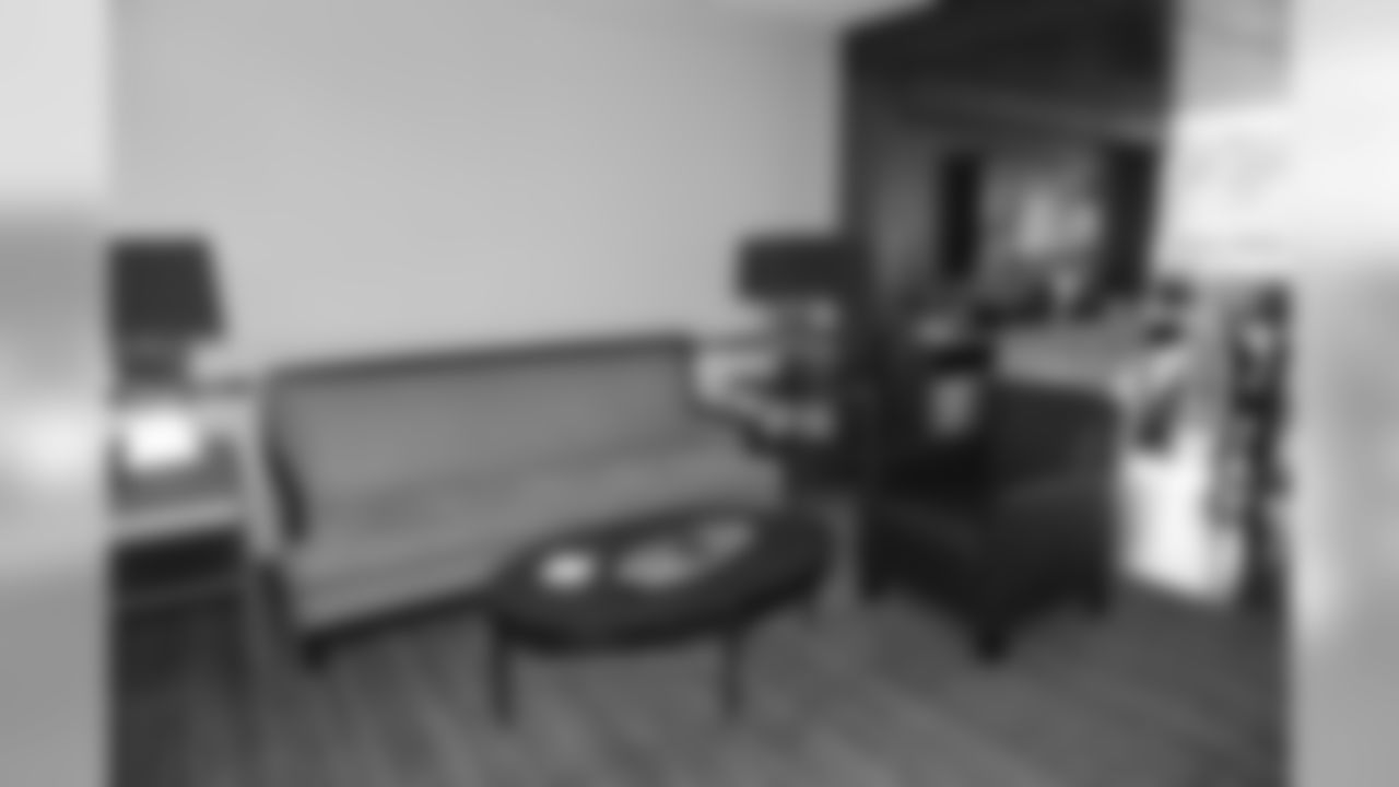 Couch and Lunge Area in the Hertz Suites