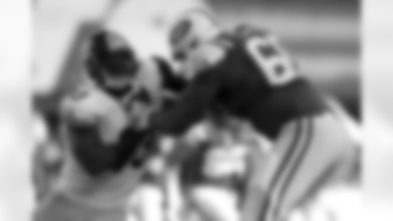 Only Giants QB Eli Manning (151) and Redskins LB London Fletcher (215) have longer active regular season games started streaks than T D'Brickashaw Ferguson (128).