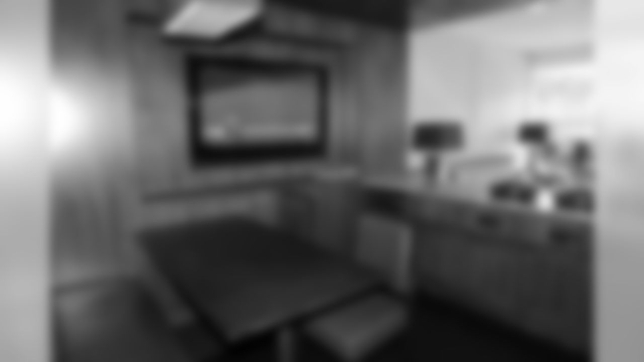 Dining Area and TV in the Hertz Suites