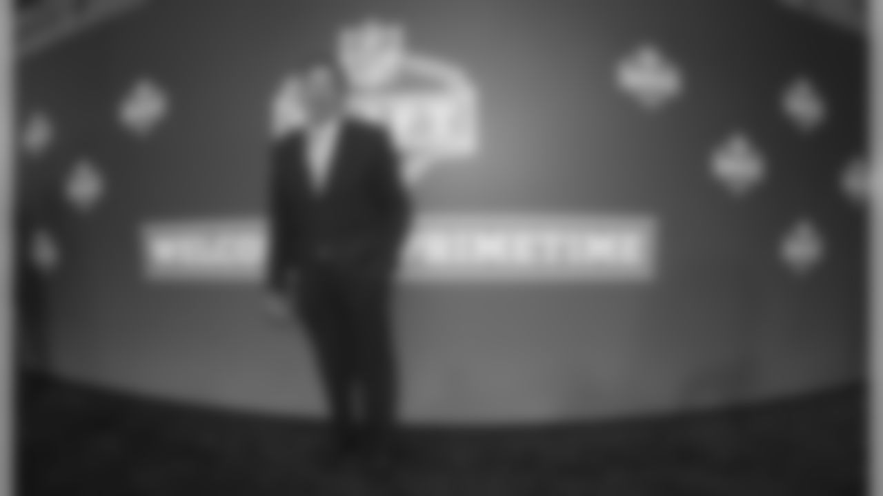 Joe Namath at Radio City Music Hall for the 2013 NFL Draft