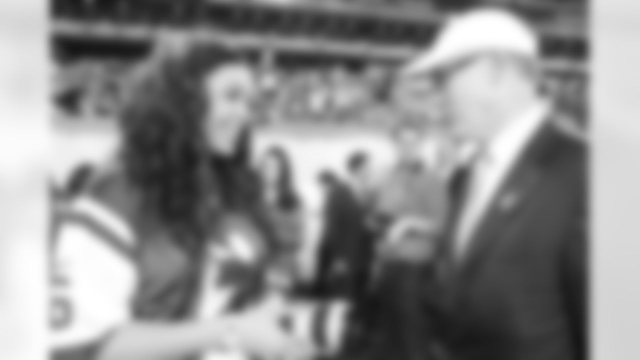 Jordin Sparks and Woody Johnson