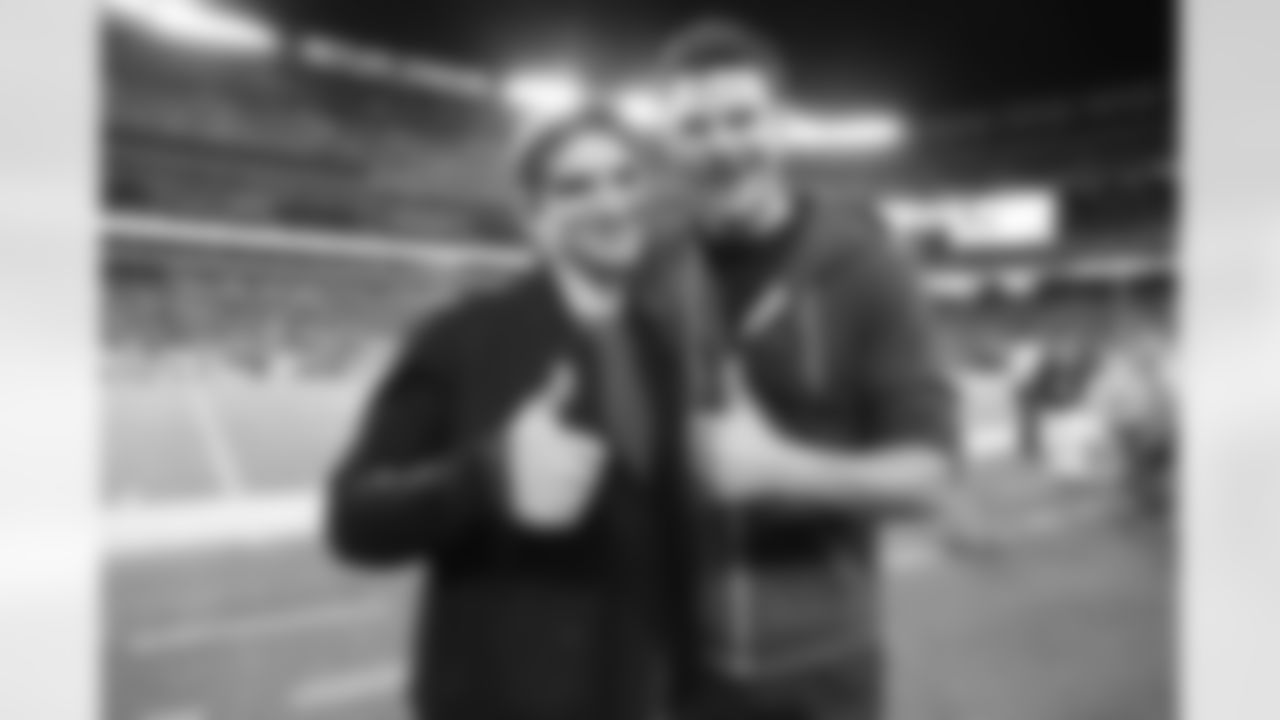 Evan Jonigkeit, who was at the Jets' season-opening win against the Raiders brought along his X:Men: Days of Future Past co-star Josh Helman to MetLife Stadium on Monday night.