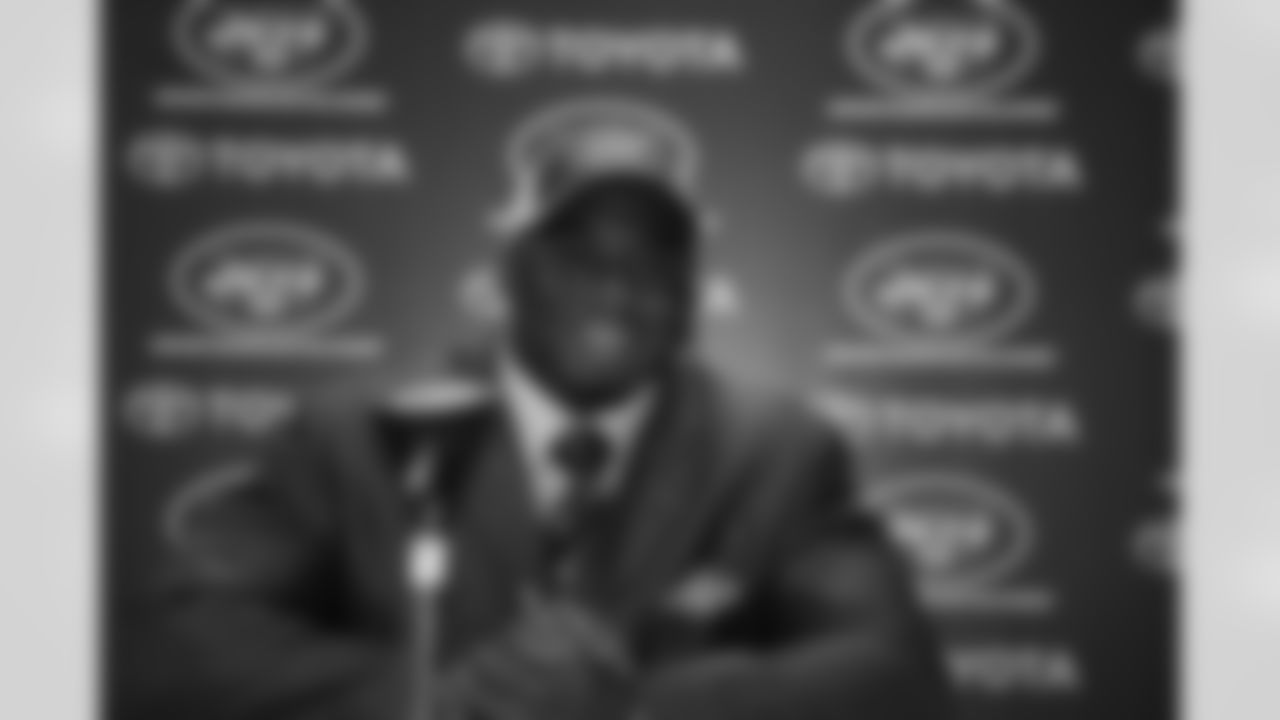 Vernon Gholston has a winning smile and a soft handshake ââ'¬â€ off the field