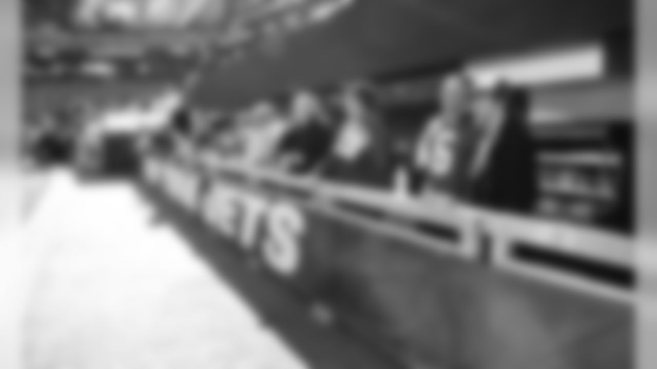 The on-field deck in the MetLife 50 Club