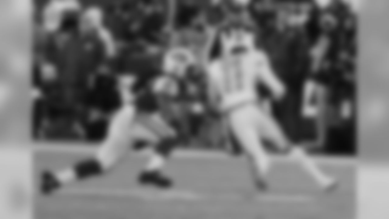The rookie saw an increase in playing time last week, being on the field for 61 total plays. He was in on 37 snaps in the defensive backfield and 24 plays on specials. Against the Titans, we'll most likely see plenty of No. 25 as Coach Ryan wants to get younger players more playing time.