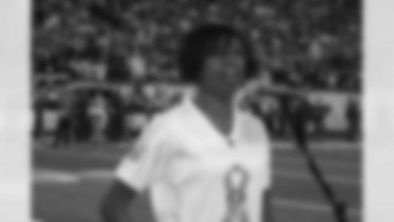 Montego Glover singing the Anthem