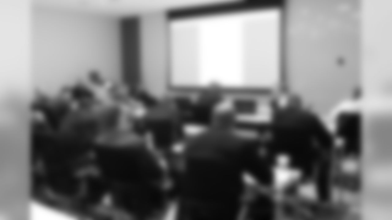 Jets coaches meeting in preparation for the NFL Combine