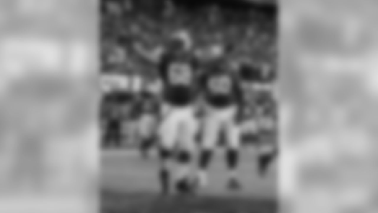 Breno Giacomini, the starting right tackle, was signed during the offseason and joins the Green & White after a Super Bowl run with Seattle. He and Willie Colon, right guard, are referred to as the "Bash Brothers" of the offensive line.