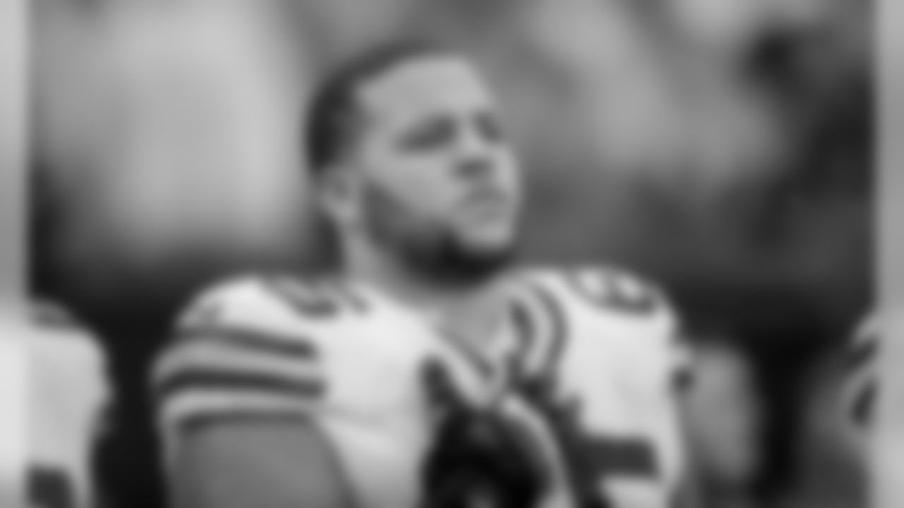 He played primarily on special teams but also saw limited action at right guard in his first season.