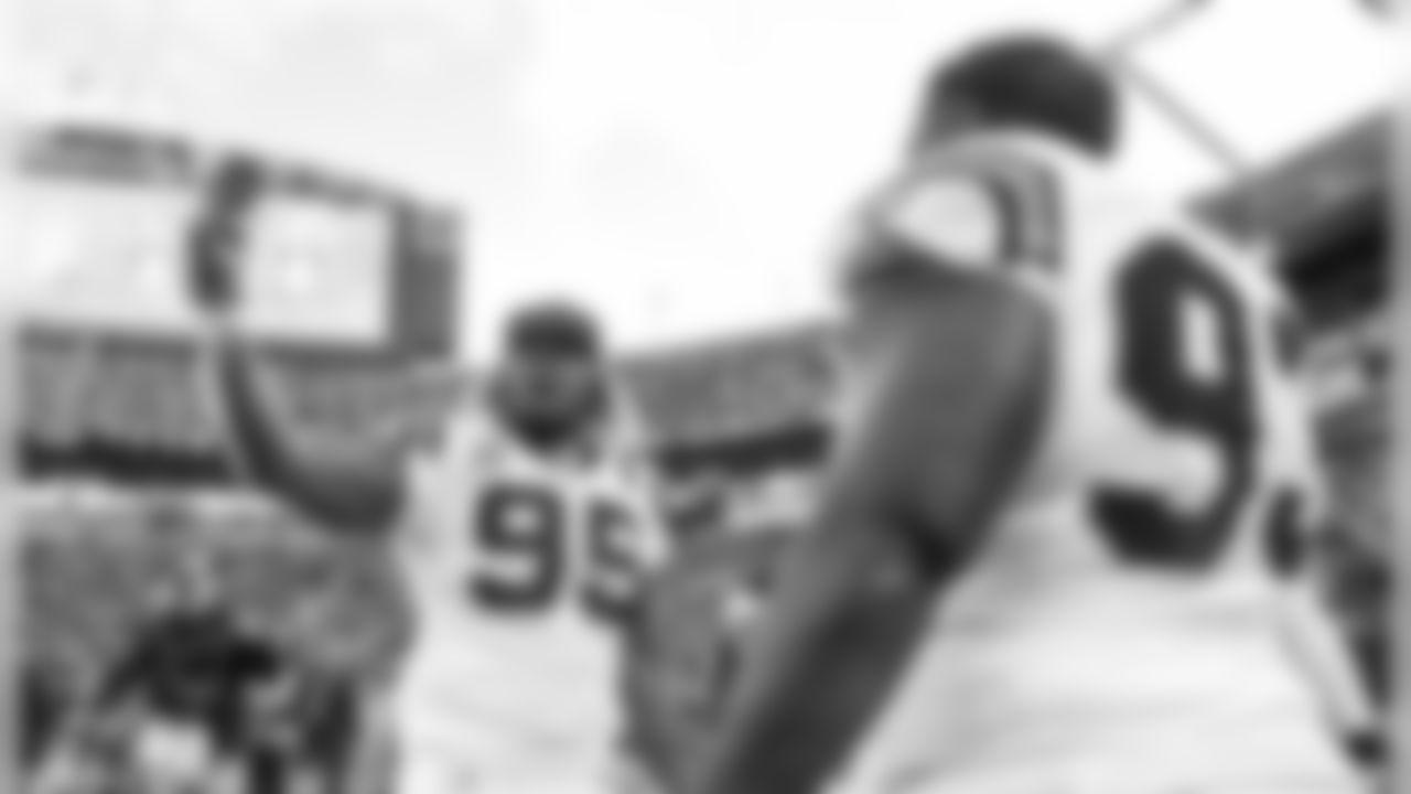 DE Charles Johnson and DT Kyle Love