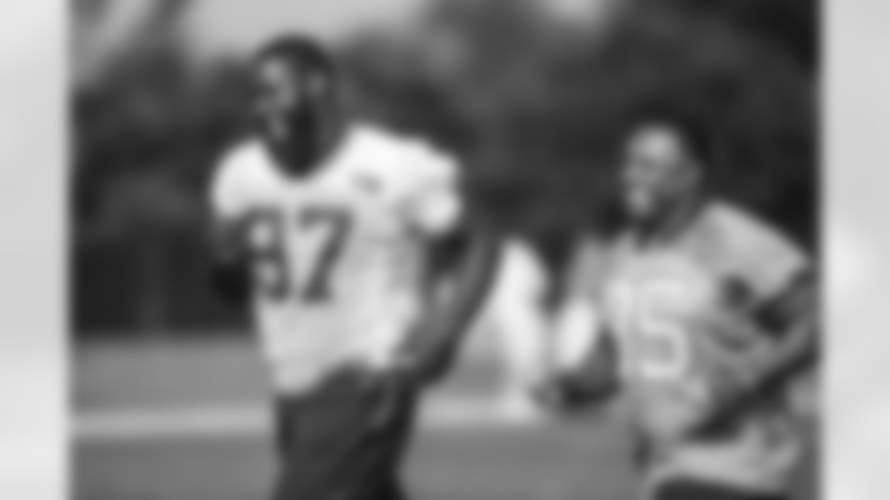 DE Mario Addison and FB Mike Tolbert