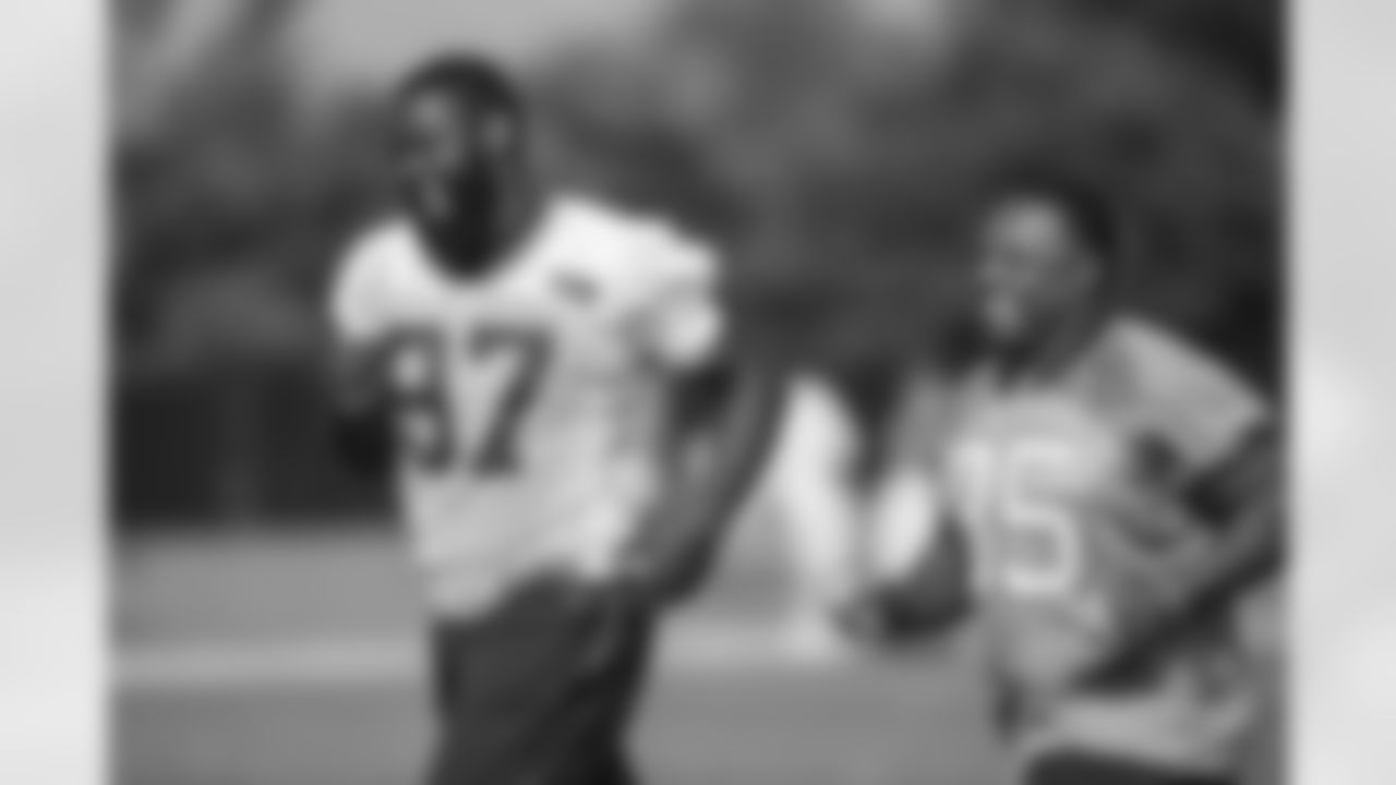 DE Mario Addison and FB Mike Tolbert