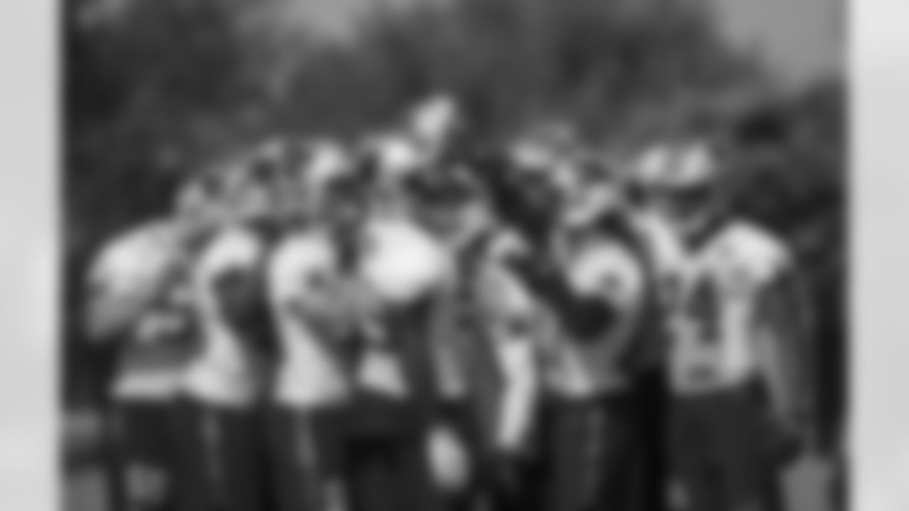 Defensive Line Huddle