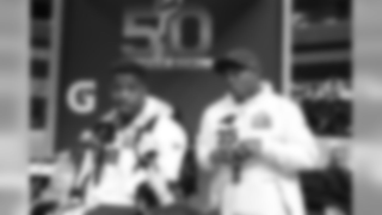 RB Jonathan Stewart and FB Mike Tolbert