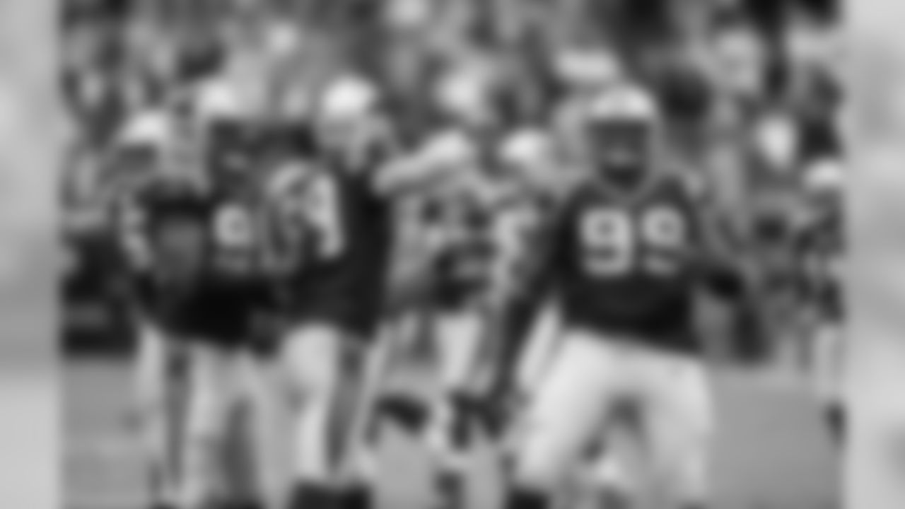 DE Kony Ealy, DE Jared Allen and DT Kawann Short