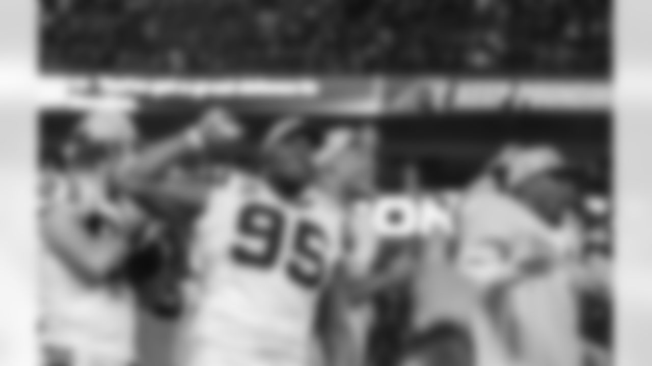 DE Charles Johnson, QB Cam Newton and LB Thomas Davis, Sr.