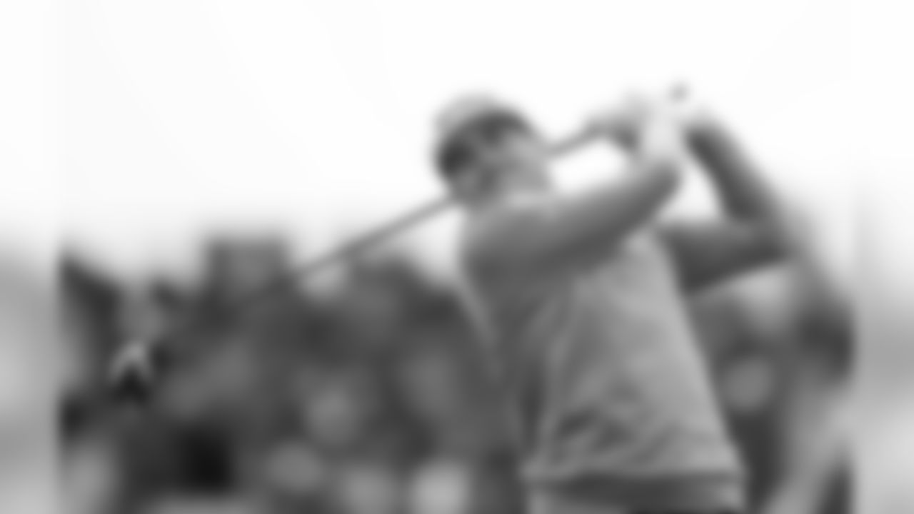 Keegan Bradley of the US play his tee shot from the 6th hole during the third round of the British Open Golf Championship at the Royal Troon Golf Club in Troon, Scotland, Saturday, July 16, 2016. (AP Photo/Peter Morrison)