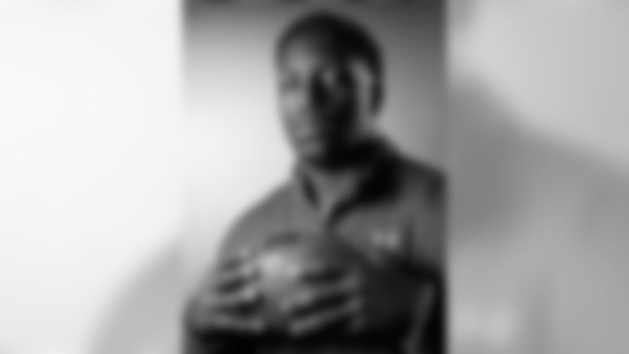 Florida State offensive lineman Tre Jackson poses for a portrait during the 2015 NFL Scouting Combine at Lucas Oil Stadium on Wednesday, February 18, 2015 in Indianapolis, IN. (AP Photo/Ben Liebenberg)