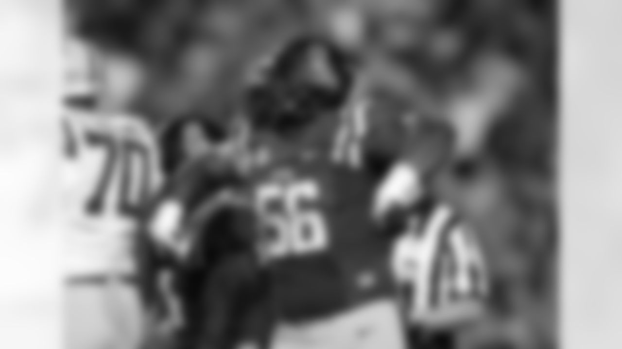 Mississippi Rebels defensive tackle Woodrow Hamilton (56) celebrates during an NCAA college football game against the LSU Tigers at Tiger Stadium on Saturday, October 25, 2014 in Baton Rouge, Louisiana. LSU won 10-7. (AP Photo/Aaron M. Sprecher)