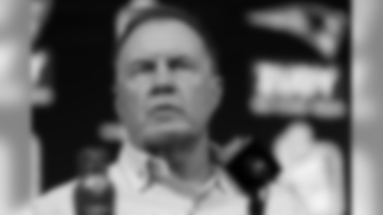 New England Patriots head coach Bill Belichick speaks to the media following an NFL preseason football game Thursday, Aug. 10, 2017, in Foxborough, Mass. (AP Photo/Mary Schwalm)