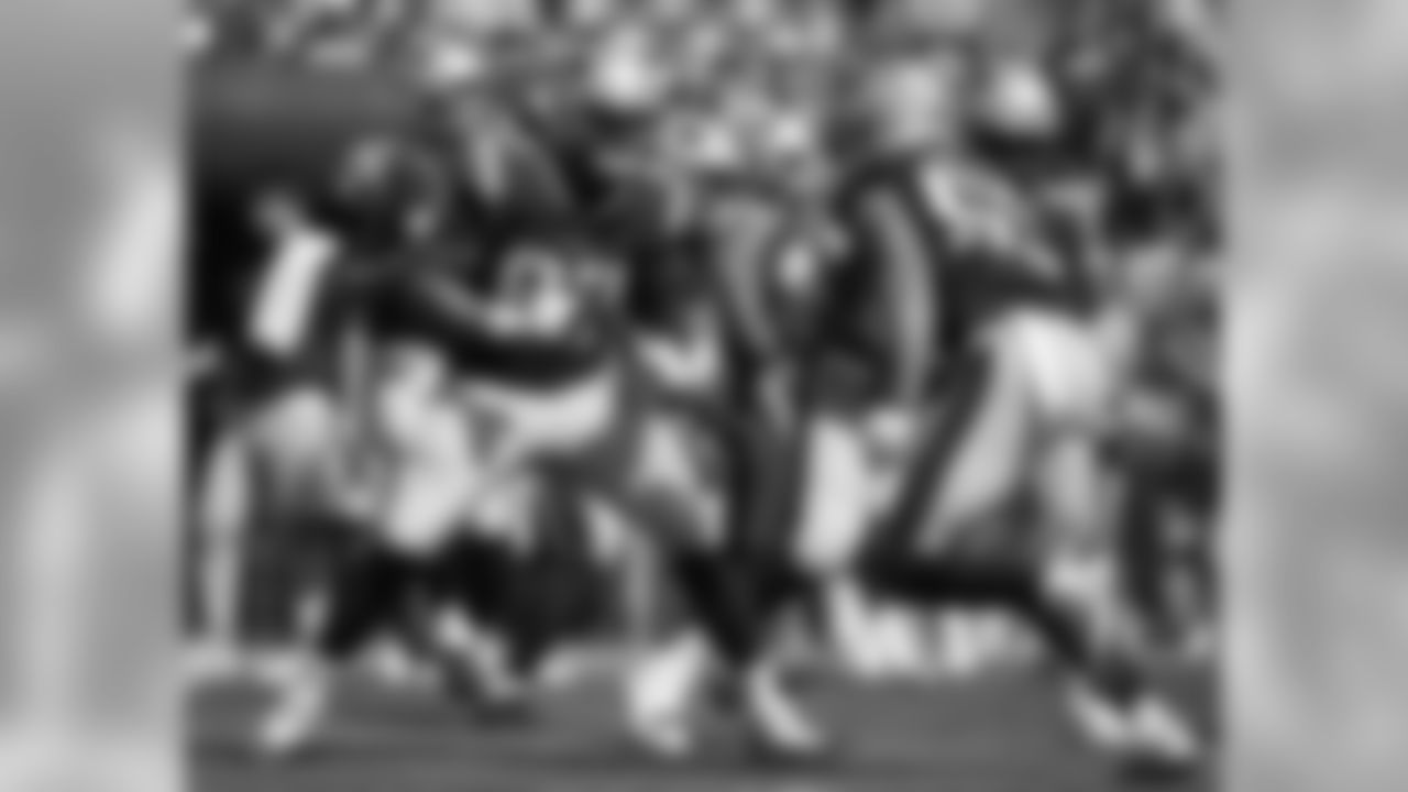 New England Patriots tight end Rob Gronkowski (87) warms up by blocking Patriots defensive end Cassius Marsh (55) before an NFL football game, Sunday, Sept. 24, 2017, in Foxborough, Mass. (AP Photo/Michael Dwyer)