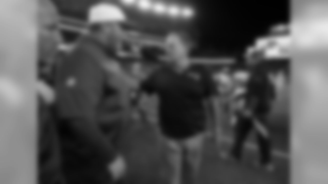 Green Bay Packers coach Mike McCarthy, left, and New England Patriots coach Bill Belichick meet at midfield after an NFL preseason football game Thursday, Aug. 13, 2015, in Foxborough, Mass. The Packers won 22-11. (AP Photo/Michael Dwyer)